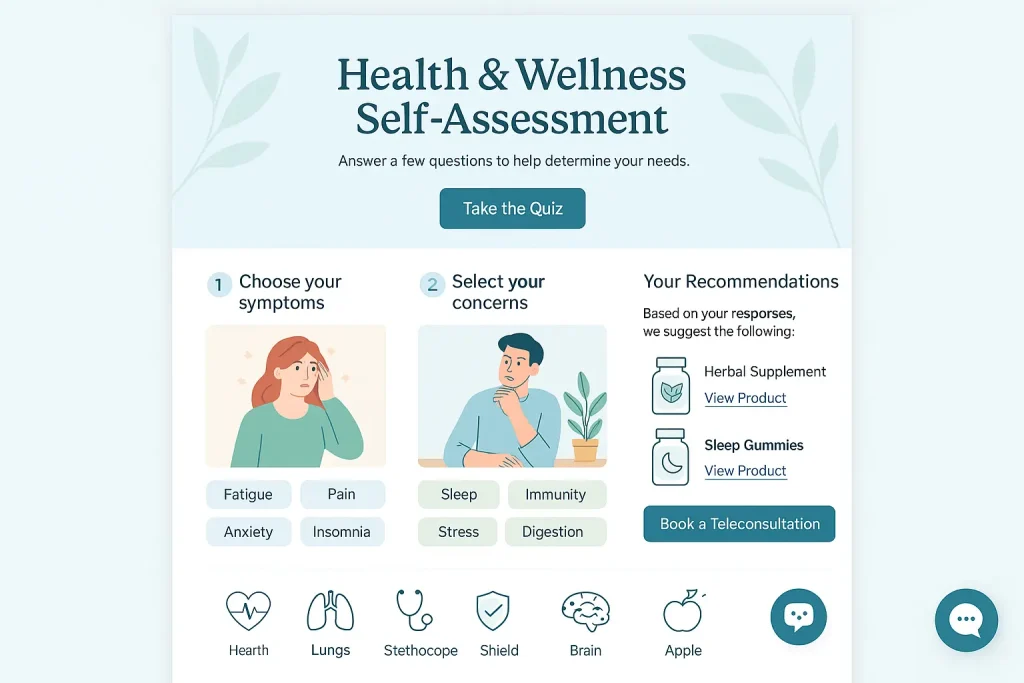 Interactive Health Assessment Platform simple
