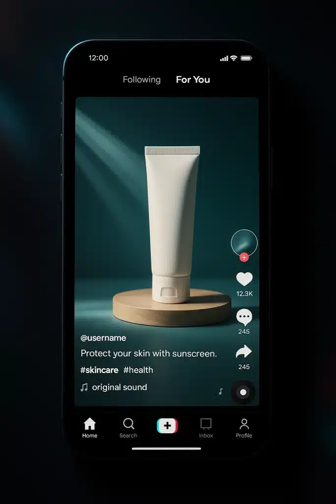 20250715 1228 TikTok Wellness Feed simple compose 01k06pggvde2vv6fptmmgdcde3