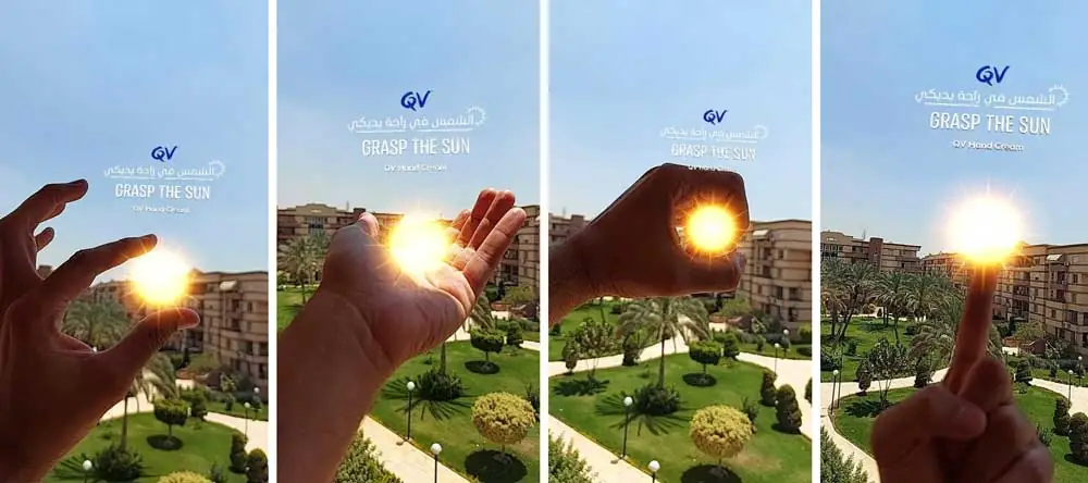 Instagram Lens For Brand Activation 1 grasp the sun QV IG AR